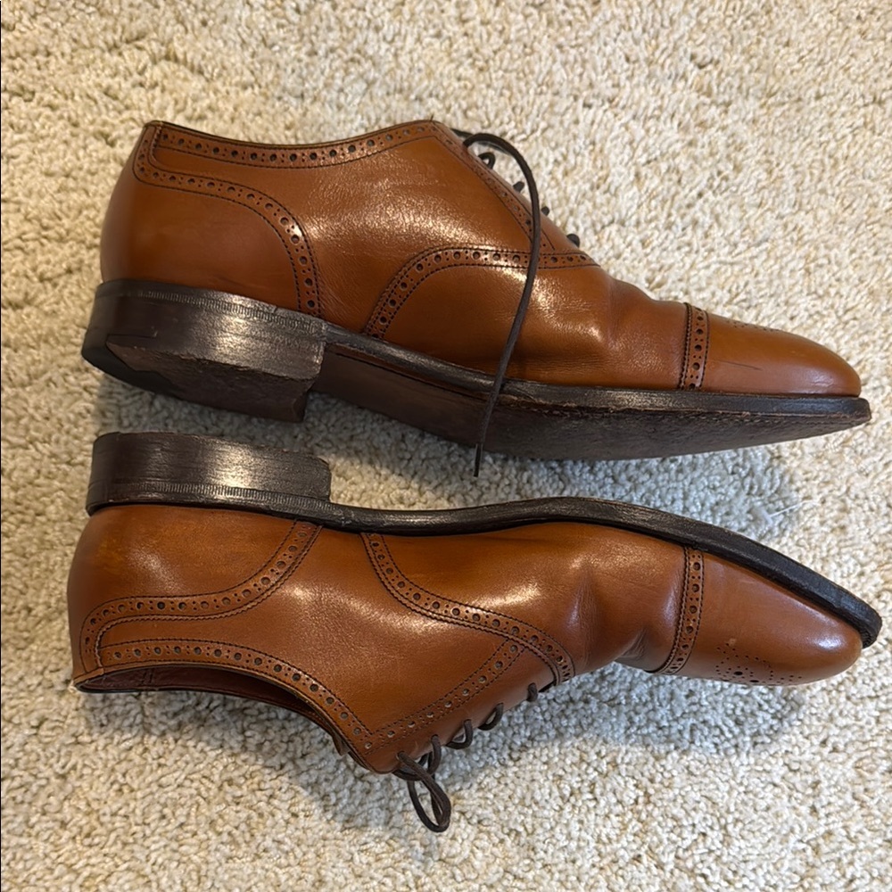 Barker Men's Brown Oxford Shoes 10.5 - Picture 6 of 7